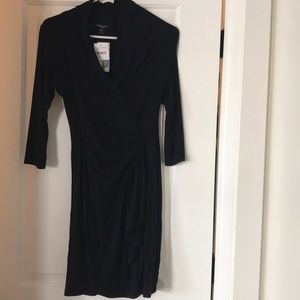Black Wrap Dress- brand new